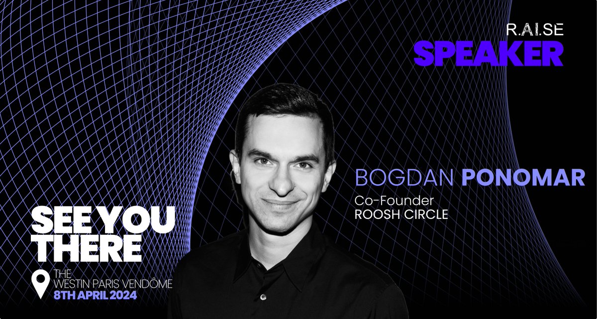 💫 We are ecstatic to introduce the star Ukrainian entrepreneur, @BPonomar, as one of our speakers at the @RaiseSummit, as well as @roosh_circle as one of our esteemed sponsors.

Bogdan has over a decade of experience in software development, business strategy, and community