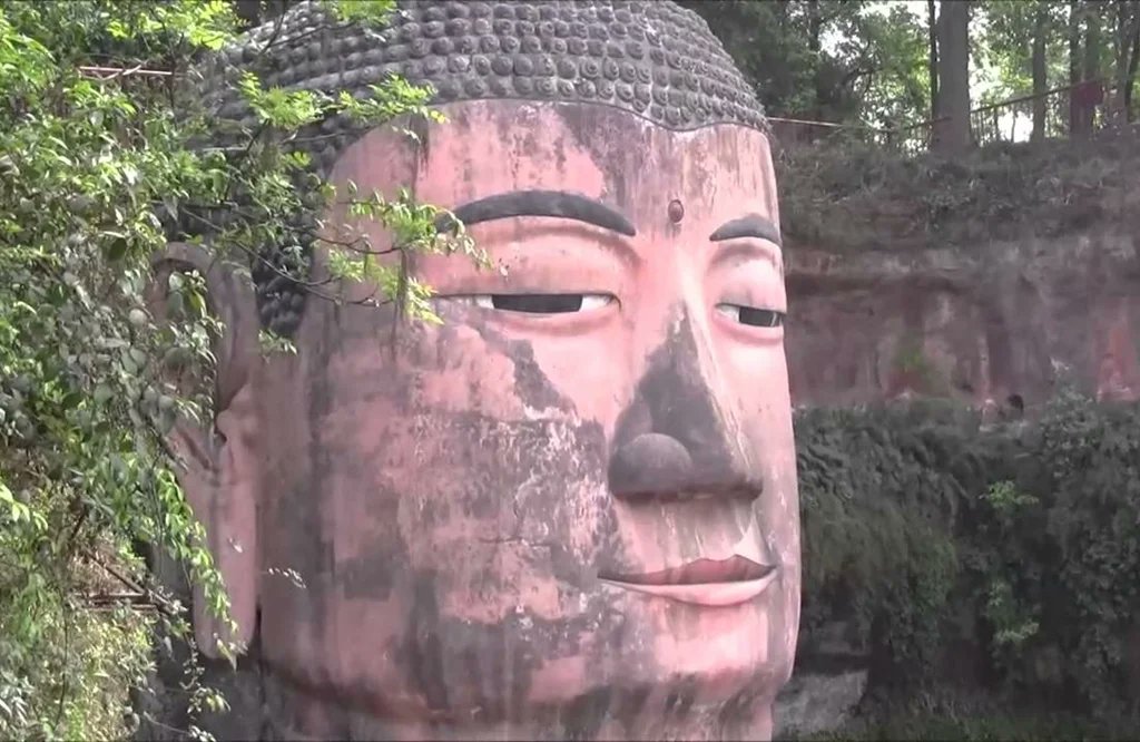 The Leshan Giant Buddha...