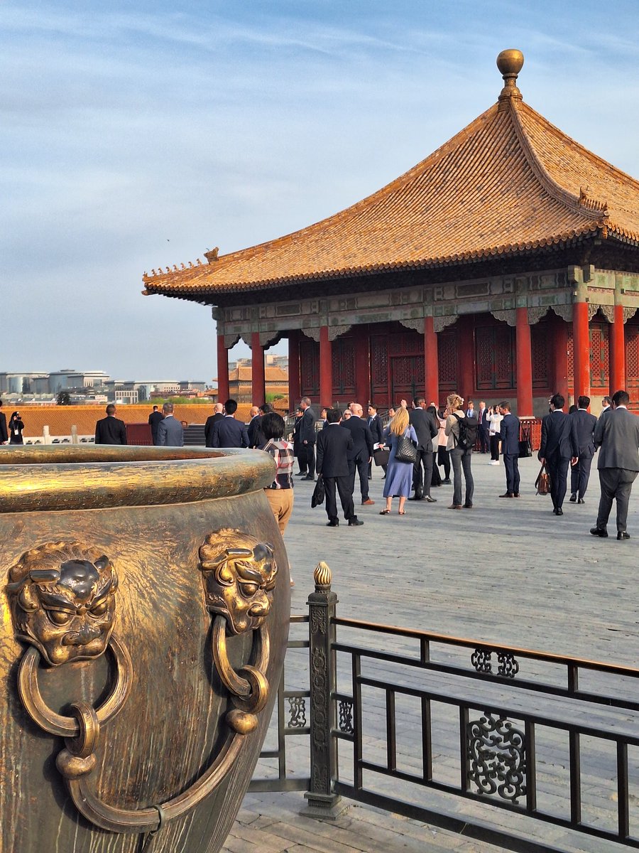 As US Tres Sec Janet Yellen wrapped up her day in Beijing, she was treated to a private tour of the Forbidden City.