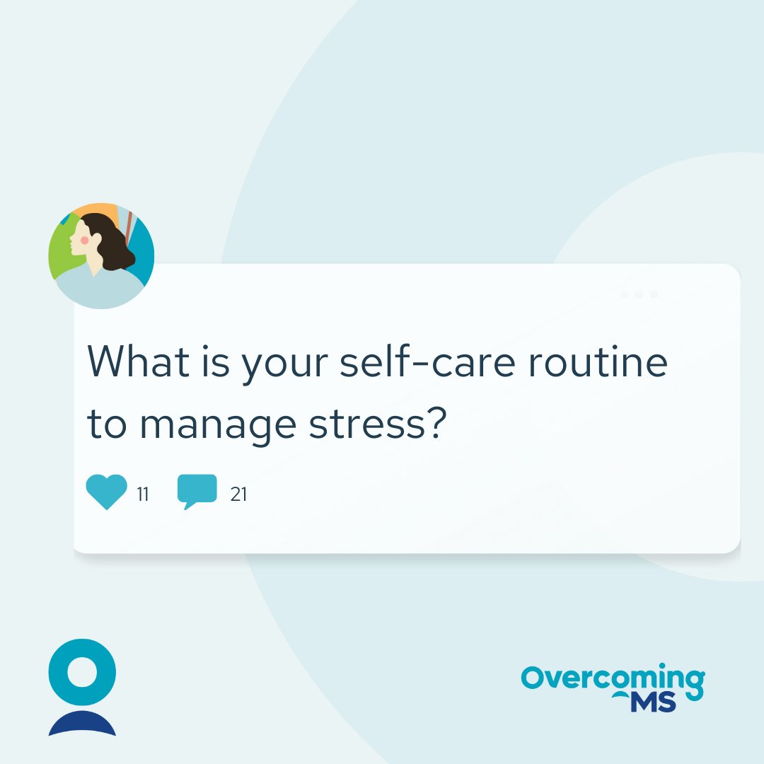 Have you joined the Live Well Hub yet? Wherever you are in your MS journey, join the conversation to see recommendations from the community and add your stress management suggestions to questions like this. Visit loom.ly/0M6QQRI to get involved.