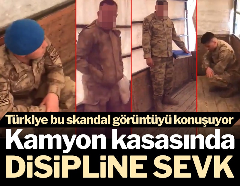 Skandal görüntü! Kamyon kasasında disipline sevk...
sozcu.com.tr/skandal-gorunt…