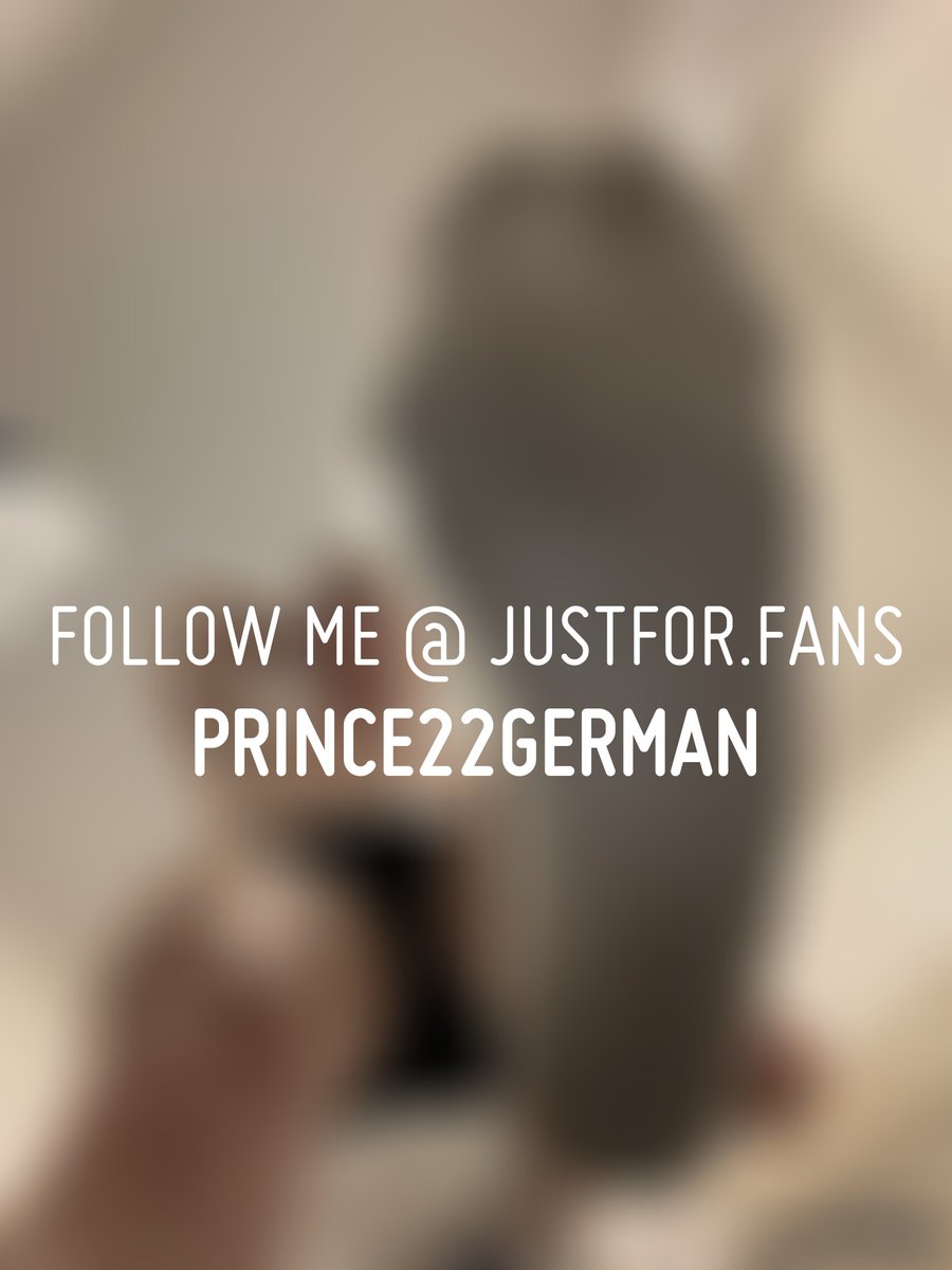 My JustFor.Fans page is where it's at, and I just got a new subscriber! justfor.fans/Prince22German…