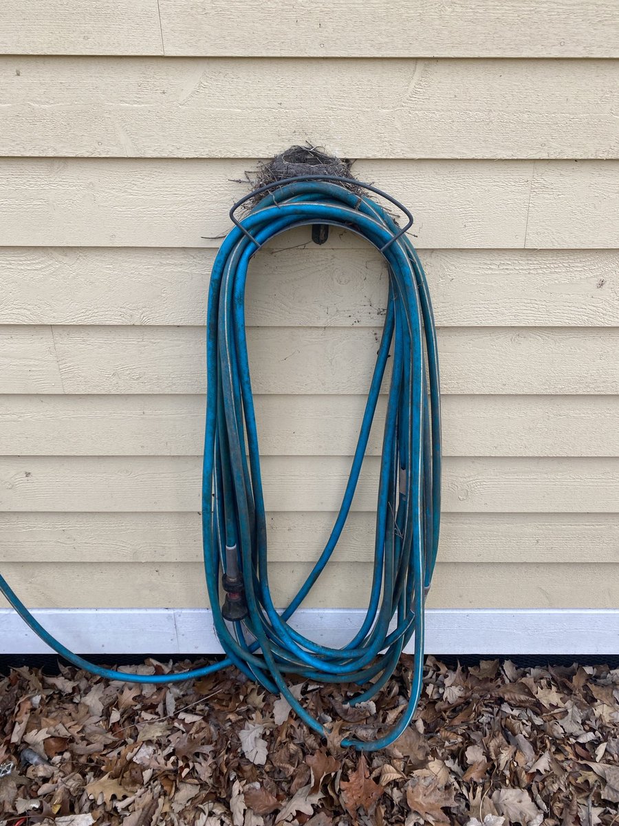 Cmdr_Hadfield's tweet image. I’ll happily avoid using this hose for a while.