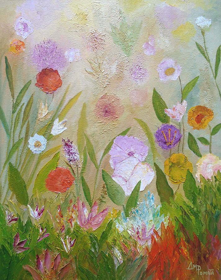 This is my new painting 'Lights Of Spring'.