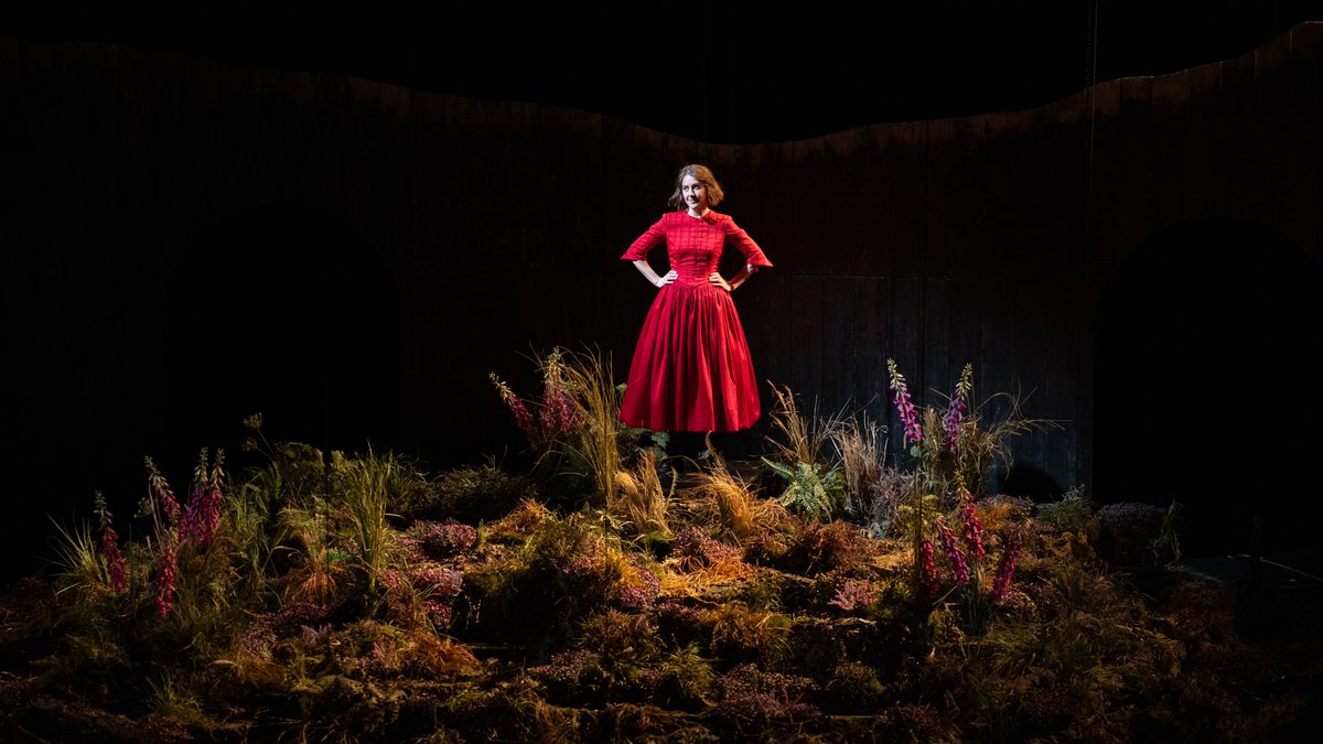 GRACE SMART is the Set and Costume Designer of 'Underdog: The Other Other Brontë'. Heres an image of her transformative set which starts as the Yorkshire Moors, torn away to reveal the play underneath. A Northern Stage and National Theatre production, showing at the Dorfman