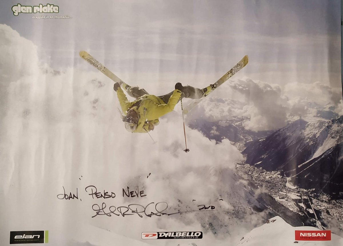 Today I found this poster that they dedicated to me in the winter of 2010 after skiing together in Verbier during the @FreerideWTour and it made me excited. #HomeofFreeride 

Best regards @FakeGlenPlake