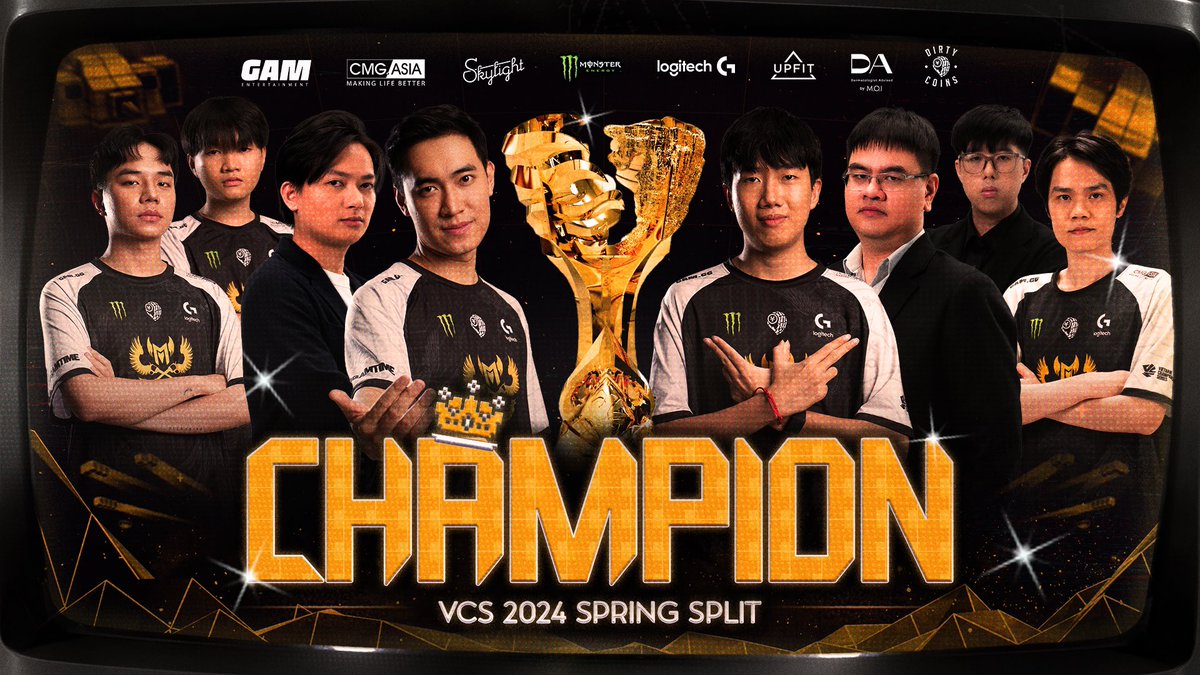 🏆 GAM ESPORTS IS OFFICIALLY THE CHAMPION OF VCS 2024 SPRING SPLIT! #GAMTIME #RiseAsOne