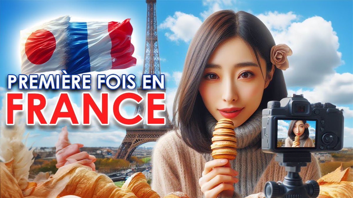 Ma femme Japonaise découvre la France, dont Paris! 🇯🇵🇫🇷🥐🥖 Nouvelle vidéo sur ma chaîne YouTube ! Oublie pas de t'abonner, liker, et tout ! 😁 🔗👇