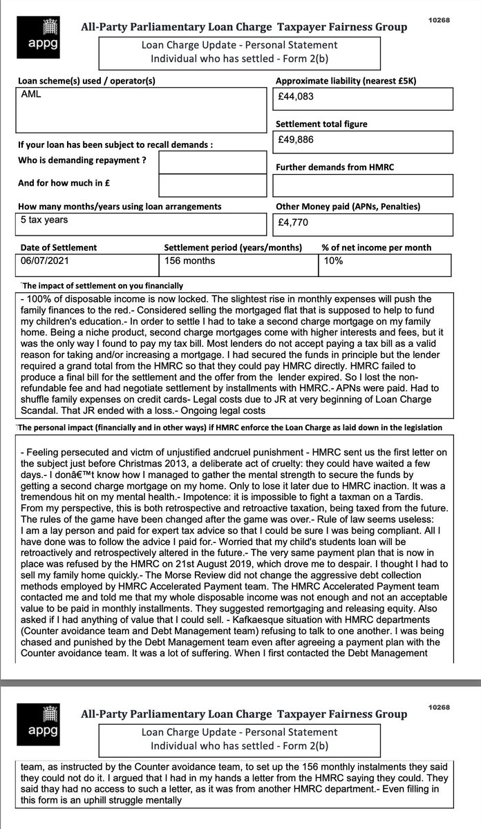 Feeling persecuted and victm of unjustified and cruel punishment...it is impossible to fight a taxman on a Tardis...this is both retrospective and retroactive taxation, being taxed from the future. The rules of the game have been changed after the game was over
#LoanChargeScandal