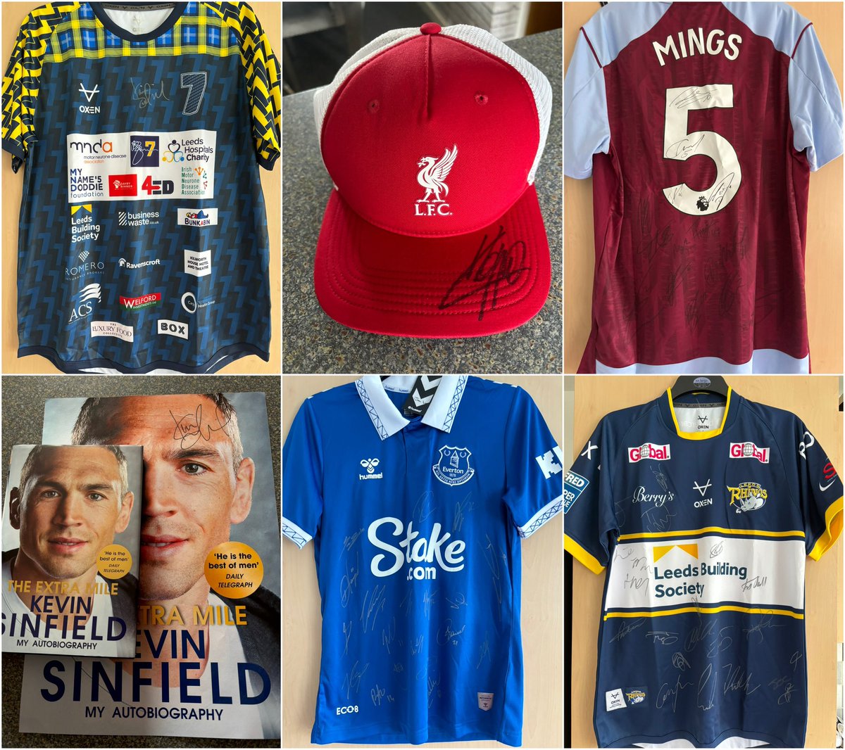 Closes tomorrow - Silent Auction for these great prizes as part of our #MarchOfTheDay event in support of @DarbyRimmerMND Something for fans of @LFC @Everton @AVFCOfficial @leedsrhinos @Rob7Burrow Help us #AttackMND Bid at redwoodevents.co.uk/march-of-the-d…