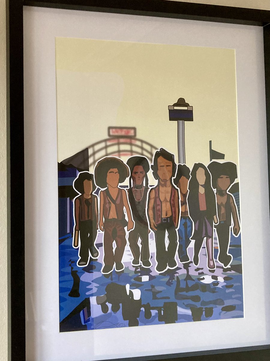 RunningGrump's tweet image. Finally got around to framing and hanging these beauties. Absolutely fantastic work by @aguycalledminty👌🏼 Looking sharp @1phildaniels #pulpfiction #quadrophenia #wearethemods #thewarriors