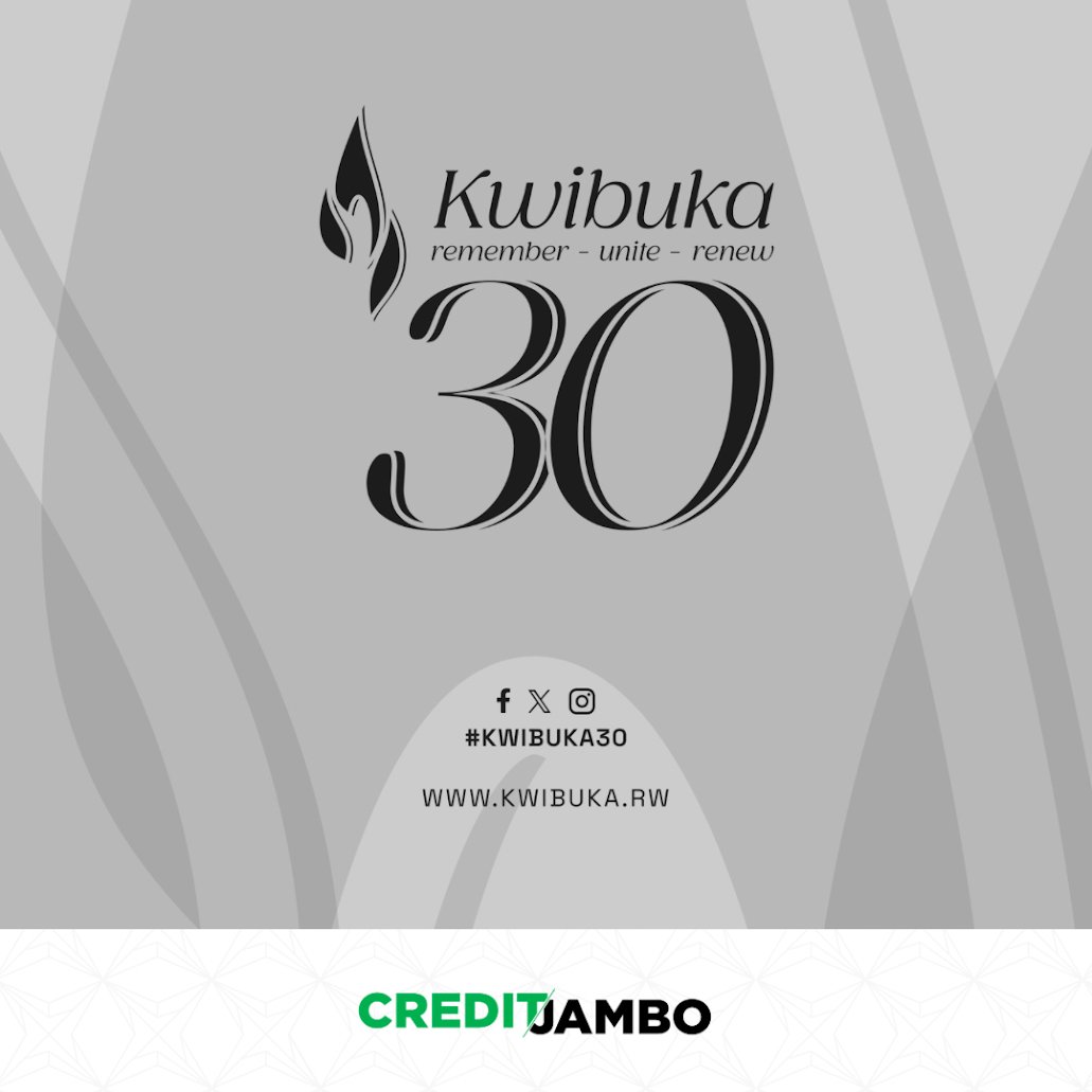 Today marks the 30th commemoration of the 1994 Genocide against the Tutsi. We join all Rwandans and the international community in honoring the innocent lives lost and comforting the survivors.  #Kwibuka30 #RememberUniteRenew