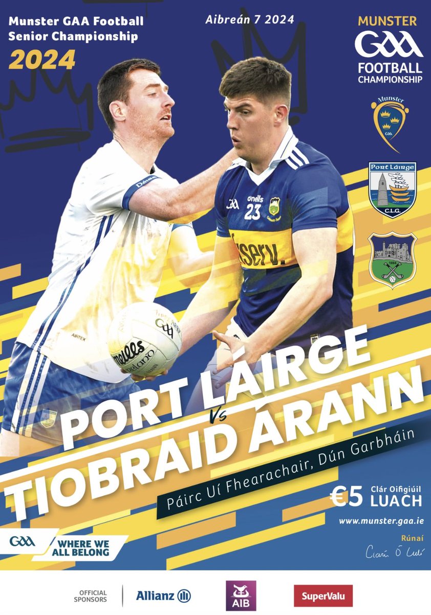 As the @MunsterGAA Senior Football Championship begins today, we extend our best wishes to the 88 boys and girls from Cork, Limerick, Tipperary and Waterford heading to SuperValu Páirc Uí Chaoimh and Fraher Field for the @MunsterGAA Primary Game. Safe travels to all!