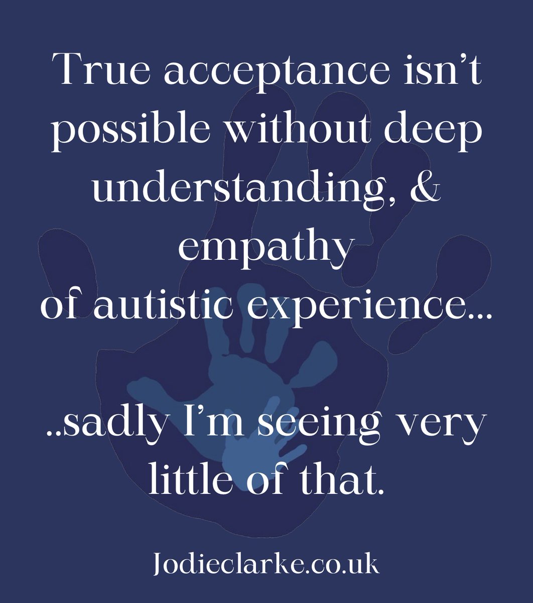 #AutismAcceptance #ActuallyAutistic #autistic #Neurodivergent