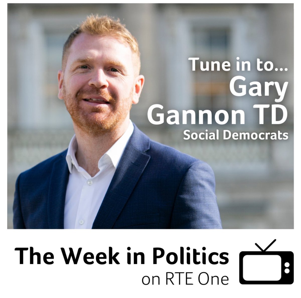Coming up on @rtetwip, @GaryGannonTD will be joining the show. Tune in from 12pm 📺