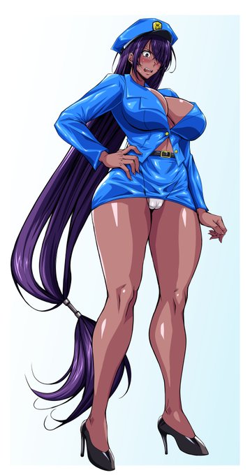 ミニスカポリスな関羽さん 