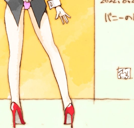 「#脚だけで5リツイート来たら強者 」|し ろ（ 築 ５ ６ 年 ・ 心 不 全 療 養 中 ）のイラスト