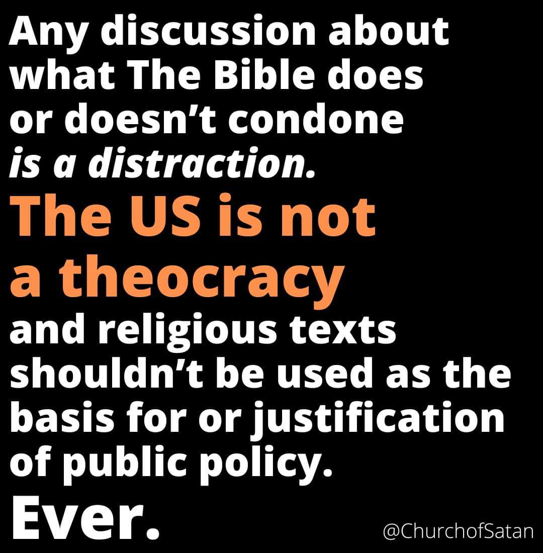 #friendlyreminder #americaisNOTyourfuckingchurch #SeparationOfChurchAndState #democracyNOTtheocracy #FreedomOfReligion #FreedomFROMreligion #KeepReligionOutOfPolitics