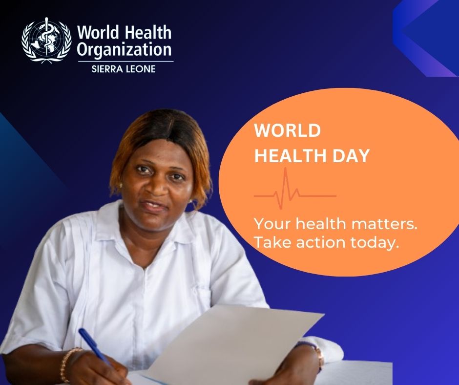 WHO continues to raise awareness about the importance of preventive healthcare and the role each of us plays in maintaining our own health. We continue to advocate for equitable access to healthcare for all, regardless of income, geography, or social status. happy #WorldHealthDay