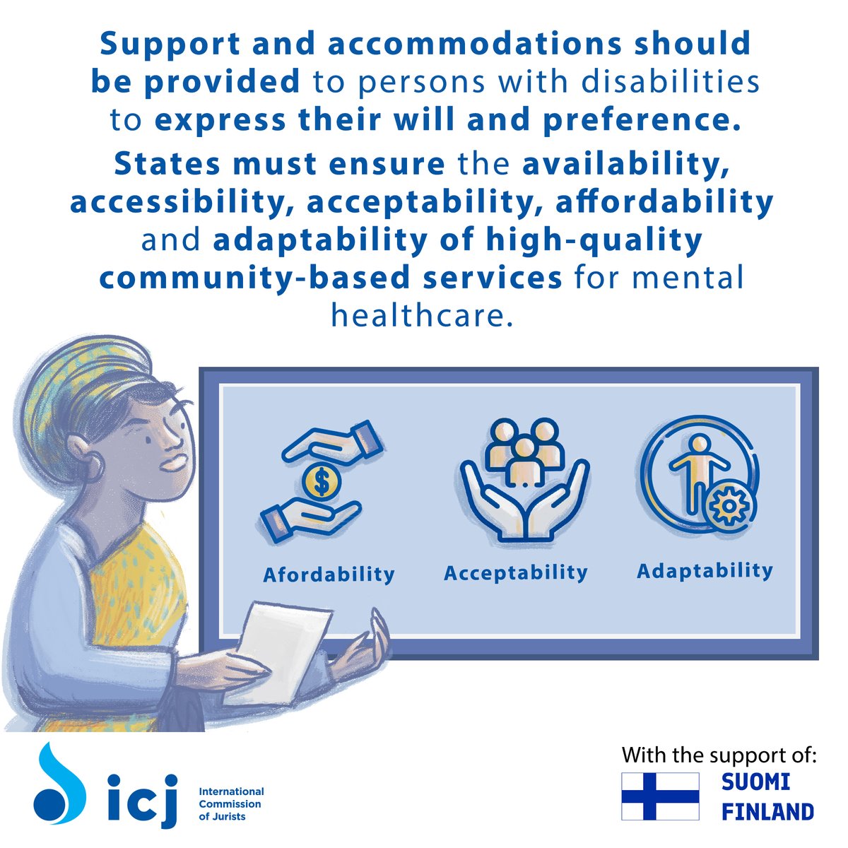 2/2 #MentalHealth support services provided by States must align with #deinstitutionalization processes. 📄See the #DIguidelines which offer further guidance on these obligations: ohchr.org/en/documents/l… #WorldHealthDay #disabilityrights #MentalHealthMatters
