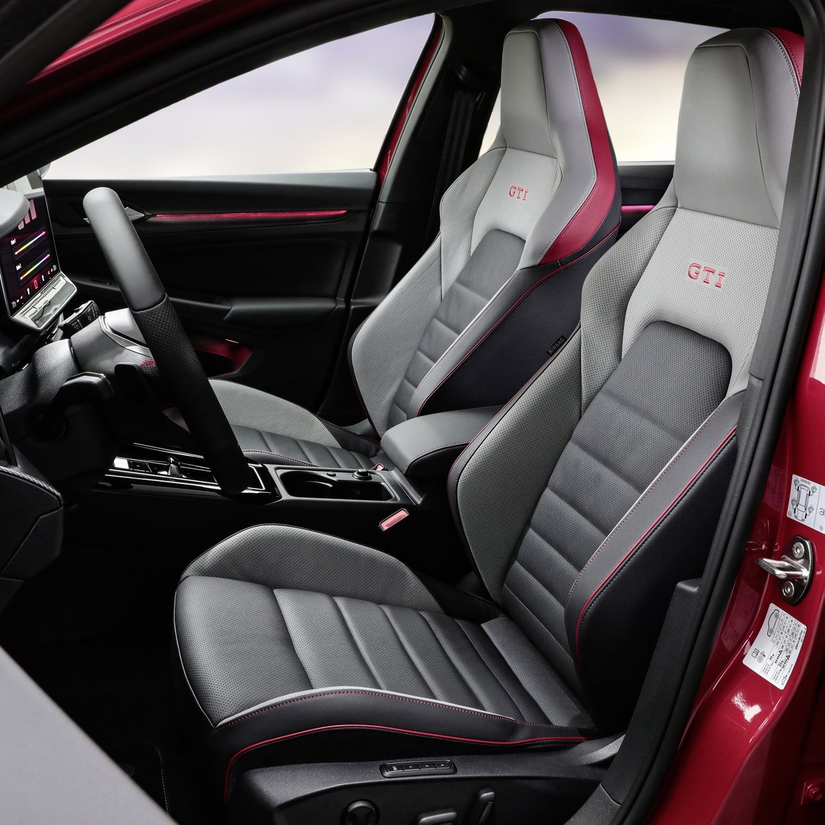 WindrushVW's tweet photo. You spoke and Volkswagen listened, the refreshed Golf GTI has physical buttons.

Alongside the buttons the Golf GTI has a red stripe on the grill, a symbol of its dynamic legacy and sports seats adorned with the legendary checked pattern.

Would you drive it?

#VW #50yearsofGolf https://t.co/W5Deye8KOX