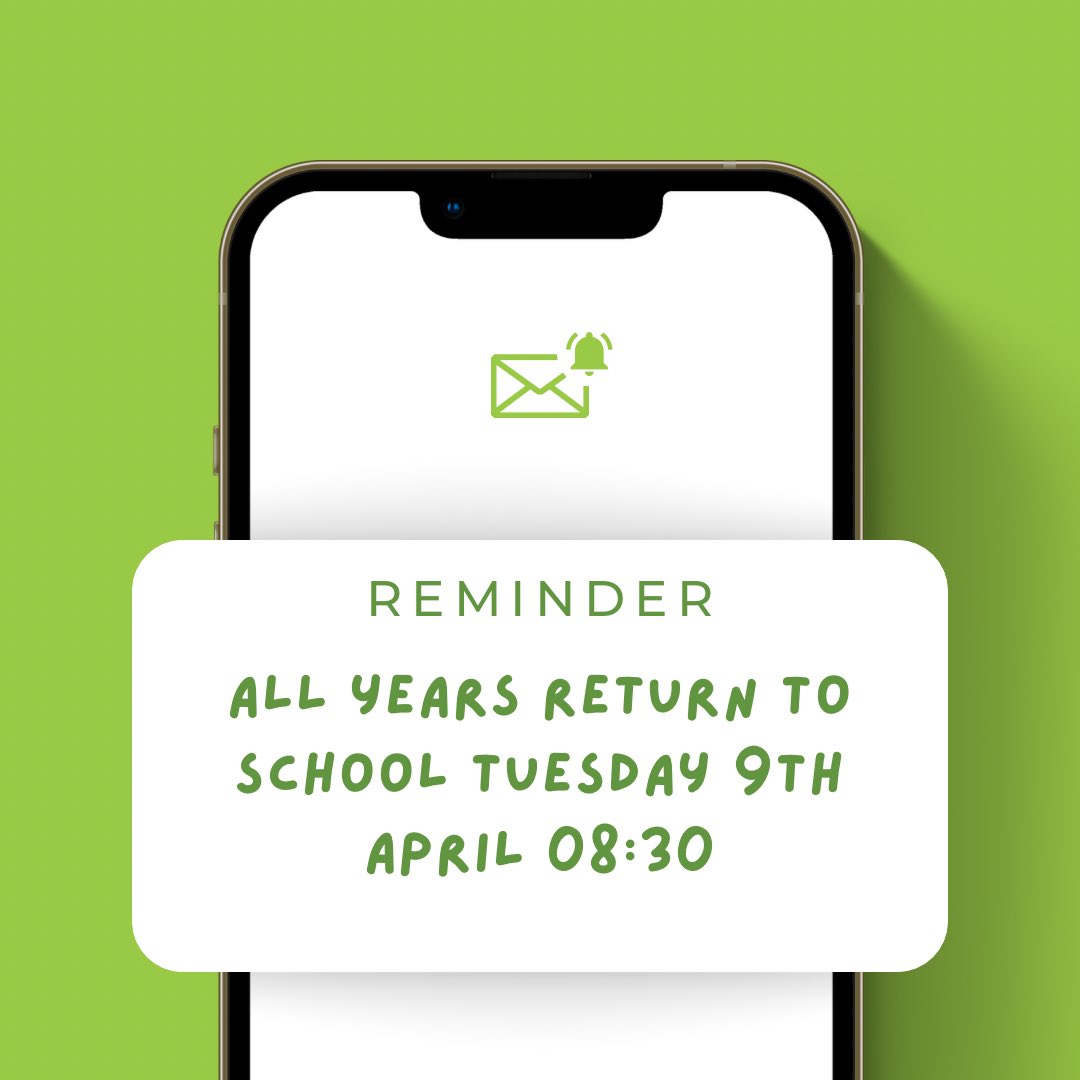 Reminder for all students - school starts for the summer term on Tuesday 9th April. It is the usual start time of 08:30 for all years. See you all on Tuesday! 📚✏️ Full info on term dates for the remainder of the year and next school year, visit here: little-lever.bolton.sch.uk/term-dates-202…