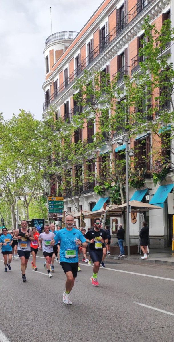 Un año más disfrutando, a ratos, de las calles de #Madrid con el @mediodemadrid