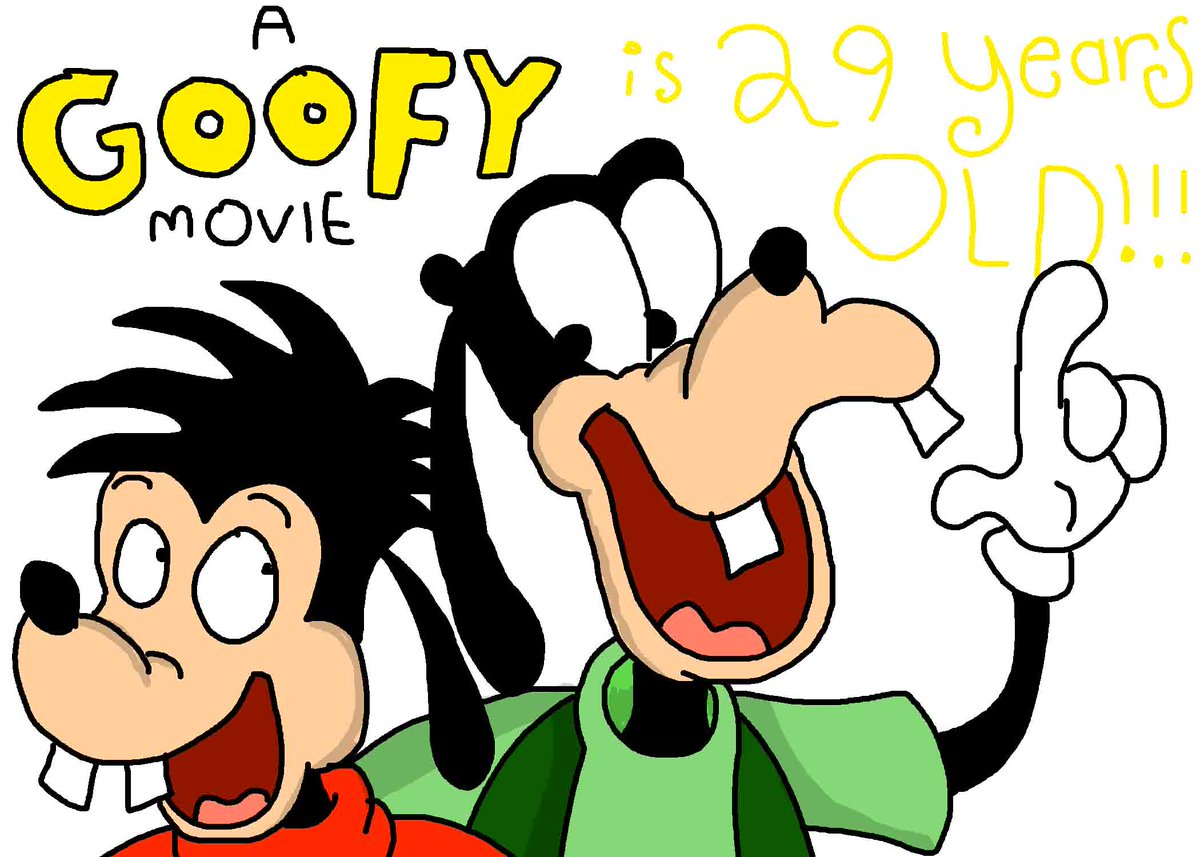 It's been 29 years since Goofy and his son Max Goof  went on a father-son adventure. 
#90smovies #90snostalgia #disney #Goofy #goofydisney #AGoofyMovie #maxgoof #90s #AGoofyMovie29thAnniversary #myartwork #digitalart #mydigitalartwork @ToonHive @JJSponge120 @JIMENOPOLIX