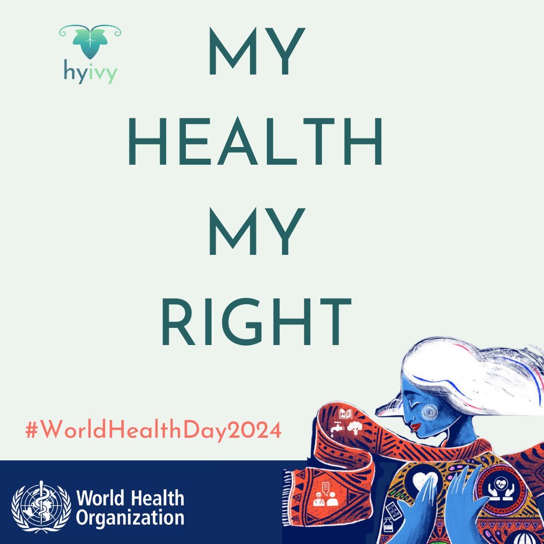 See more about your health rights this #WorldHealthDay2024 from @WHO ____ #HyivyHealth #pelvicfloor #FemTech #endometriosis #pelvicpain #chronicpain #womenshealth #menopause #pelvichealth #pelvicfloorpt #painfulsex #pelvicfloordysfunction #vulvodynia #vaginismus #menstruation