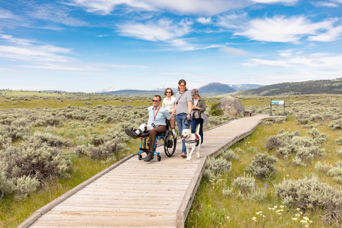 Did you know that spending just 30 minutes per day outdoors can improve your overall health? To make the most of your outdoor experiences during a Yellowstone visit, be sure to plan ahead by checking out the NPS app or our park website: nps.gov/yell/planyourv… #WorldHealthDay