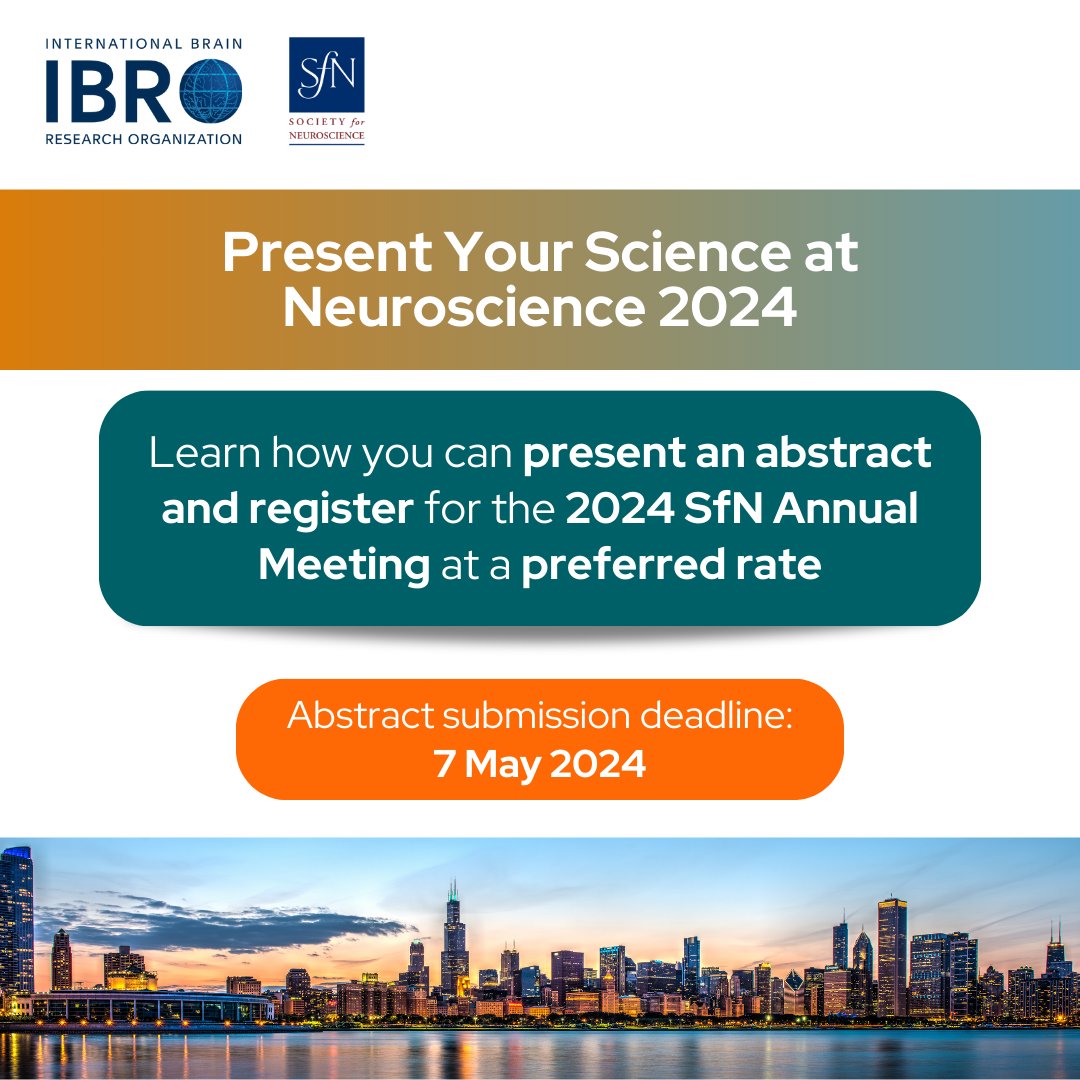 Are you planning to attend #SfN2024 in Chicago? If you're based in Africa, Asia-Pacific, Latin America or the Caribbean, discover the ISM slots program that allows you to submit an abstract & register for #Neuroscience2024 at SfN member rates 👉 ow.ly/sZaP50R4R8t @SfNtweets