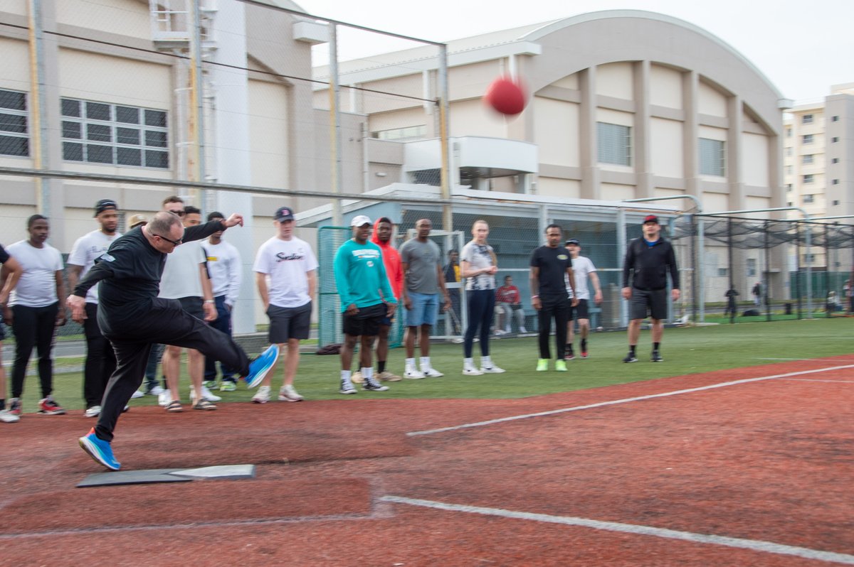 Sailors from the Japan Maritime Self-Defense Force helicopter destroyer, JS Izumo (DDH 183) and the U.S. Navy’s only forward-deployed aircraft carrier, USS Ronald Reagan (CVN 76), visit each other's ships, and hold a joint kickball tournament. #USNavy | #AlliesAndPartners