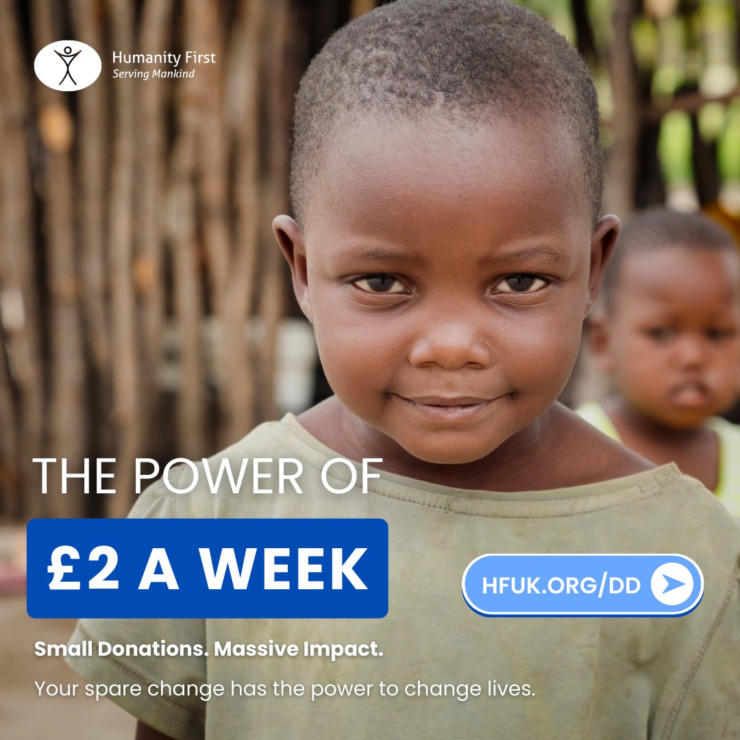 Just £2 a week can help change lives. Your regular gift could go towards helping some of the world’s most vulnerable people. Join today and help transform lives at 💙 hfuk.org/dd