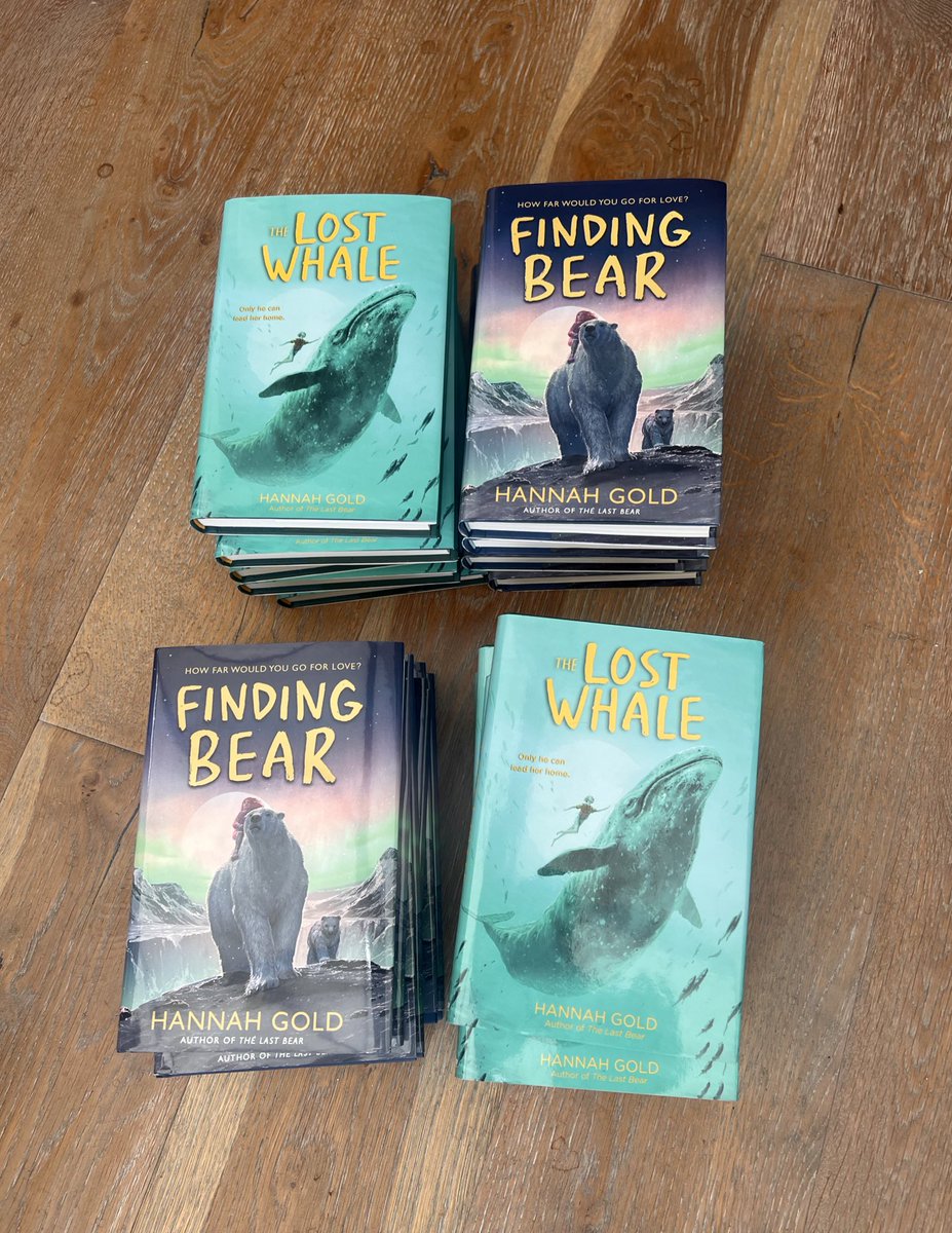 Doing a clear out of my US editions.

For primary schools only - I have 2 bundles here. 

1) 5 x Lost Whale + 5 x Finding Bear 

2) 5 x Lost Whale + 4 x Finding Bear

Offer closes 4pm today. 

Pls RT, follow &amp; say your school in comments &amp; I’ll pick at random later. UK only. X