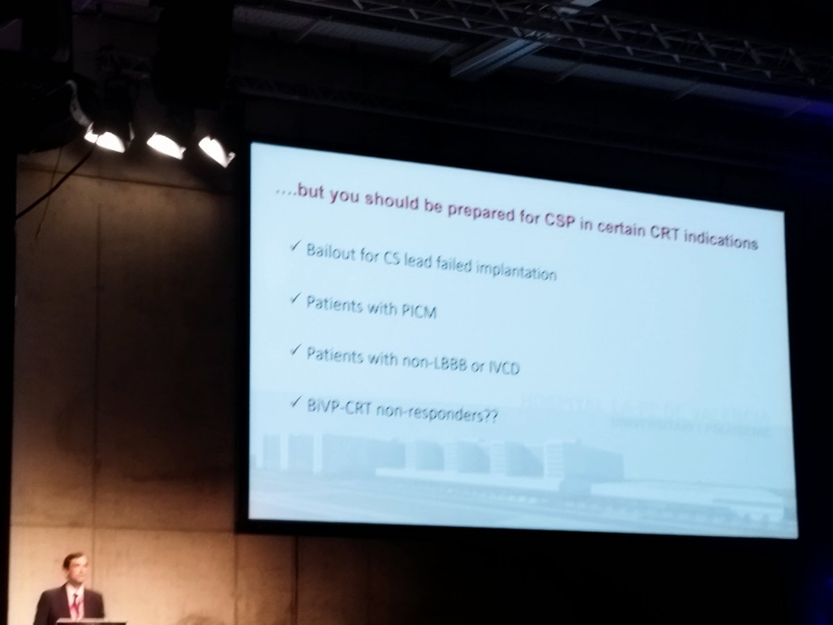 CSP expanding more and more in the cardiac pacing field! Check out the conclusions by dr. Oscar Cano in the innovation 🆕 in cardiac rhythm management session in Room 1: Happening NOW! #EHRA2024 @escardio @DavidDuncker @Dominik_Linz @HenrikeHillmann @carloseduardogm