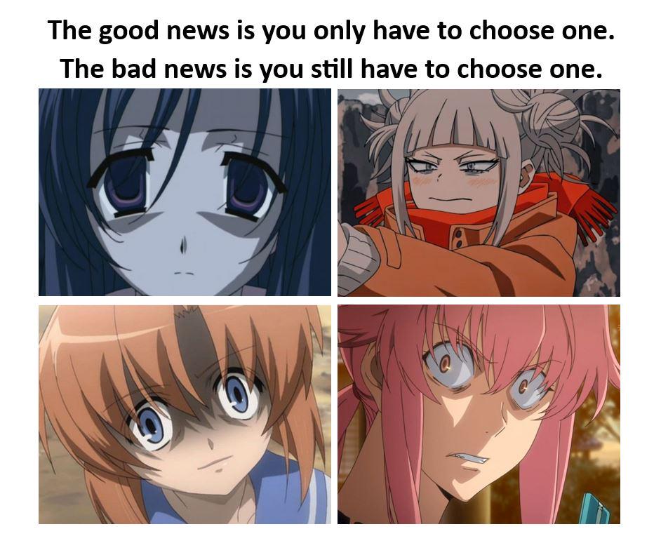 jlist's tweet photo. Which one would you choose? As long as you don't betray her, Kotonoha should be a pretty safe choice. https://t.co/AxjDwduxqH