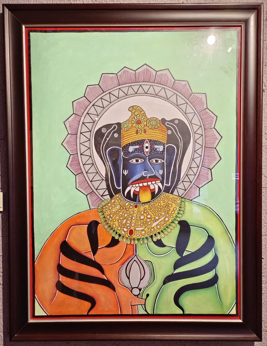 'भैरव स्वरूप' 'BHAIRAV SWAROOP' 
Basohli art

#pahadipaintings

Artist - Shri Vijay Sharma 
                (HP)