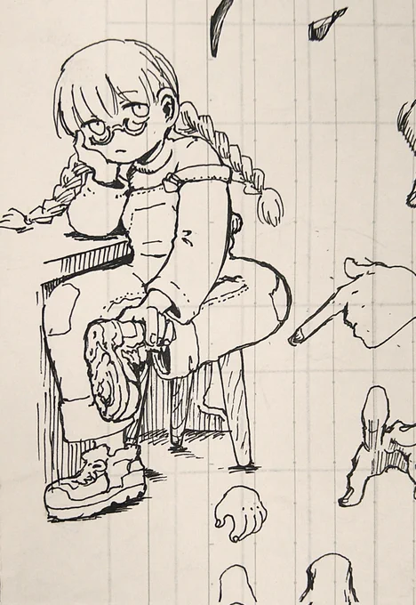 ボールペンらくがき 