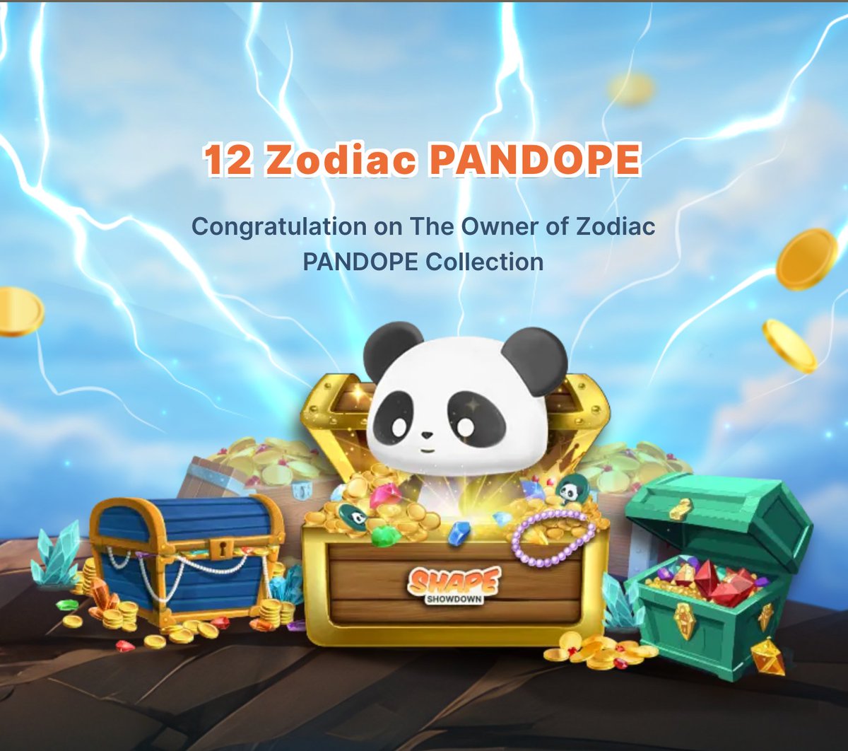 dAppGardenRENEC's tweet photo. ๐๐ GOOD NEWS FOR NFT HUNTERS: 2 WALLETS HAVE COMPLETED THE 12 ZODIAC PANDOPE COLLECTION! ๐ฒ๐
๐ Start right now and don't miss this golden opportunity at: https://t.co/cMj7QodOaK
Congratulations to the two wallet addresses that have successfully conquered the full Zodiac collection on Shape Showdown! ๐๐ผ With this event, there are now only 10 big prizes left waiting for their next owners. Do you want to be one of them?
๐ Don't hesitate! Join Shape Showdown now for a chance to double your PANDO and hunt for the remaining zodiac animals. The opportunity to double your PANDO is the perfect leverage to quickly complete your collection and join the ranks of the winners! ๐๐ฐ
#ShapeShowdown #12ZodiacPandope #NFT #DoublePANDO #NFTHunt #BigRewards #RENEC #dAppGarden