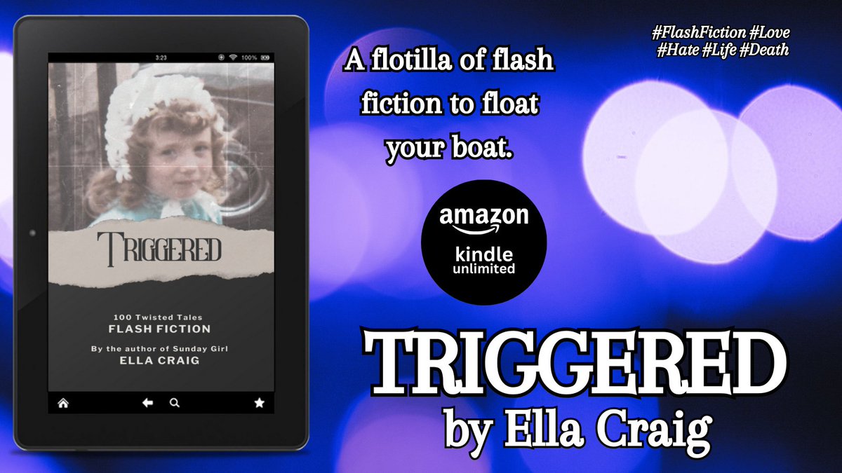 𝐓𝐫𝐢𝐠𝐠𝐞𝐫𝐞𝐝 𝐛𝐲 𝐄𝐥𝐥𝐚 𝐂𝐫𝐚𝐢𝐠 100 twisted tales. No trigger warnings. You’re a grown-up. Deal with it. Buy your copy from #Amazon or read for free with #KindleUnlimited! #IARTG #MustRead #FlashFiction #BookBoost #BooksWorthReading #ReadingCommunity