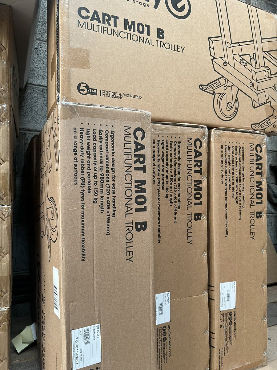 🛞 Get some wheels under your kit and make your load ins easier and quicker! The Gravity Stands Cart M01 B is IN STOCK in Djbox now. 

We are open Sunday 12/2 and back Monday from 11am for all your gigging essentials. 

💶 Cart only €139 and available online or instore NOW