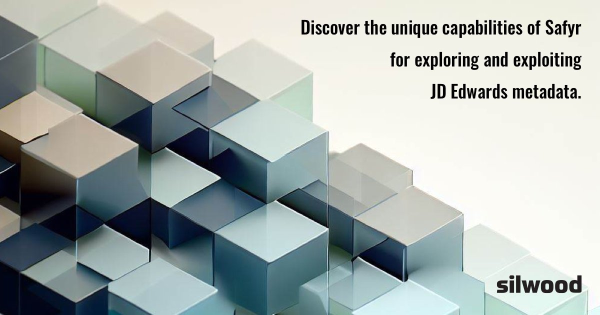 Discover the unique capabilities of Safyr for exploring and exploiting #JDEdwards metadata – it helps you unlock the value of your data. ow.ly/A7at50R6hqH