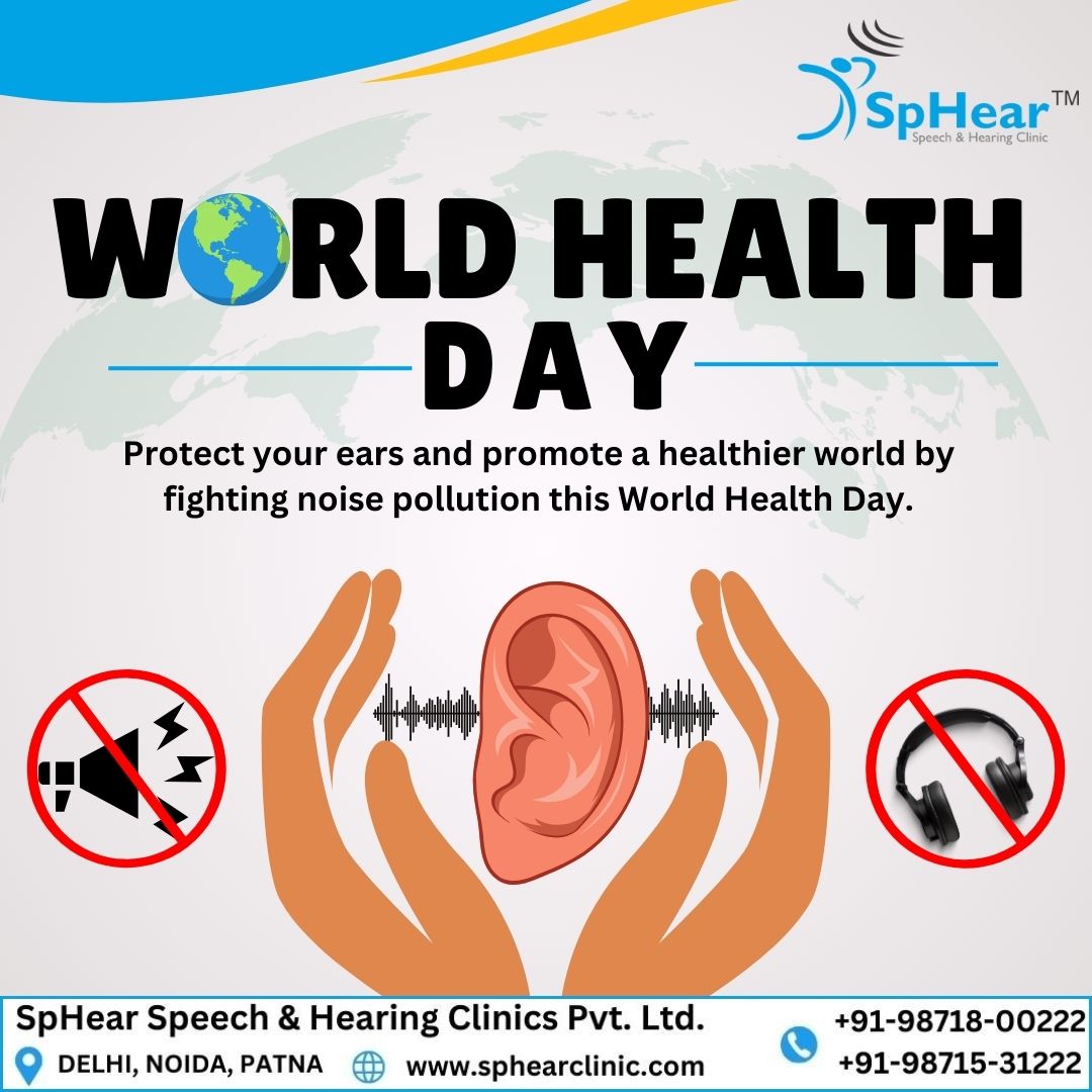 🌍 On World Health Day 2024, SpHear Clinic is dedicated to ensuring everyone has the opportunity for improved hearing. Let's make a sound commitment to a healthier future for all! 
👉🔗bit.ly/3i0rBhi
#sphear #sphearclinic #clinic #WorldHealthDay2024  #WorldHealthDay