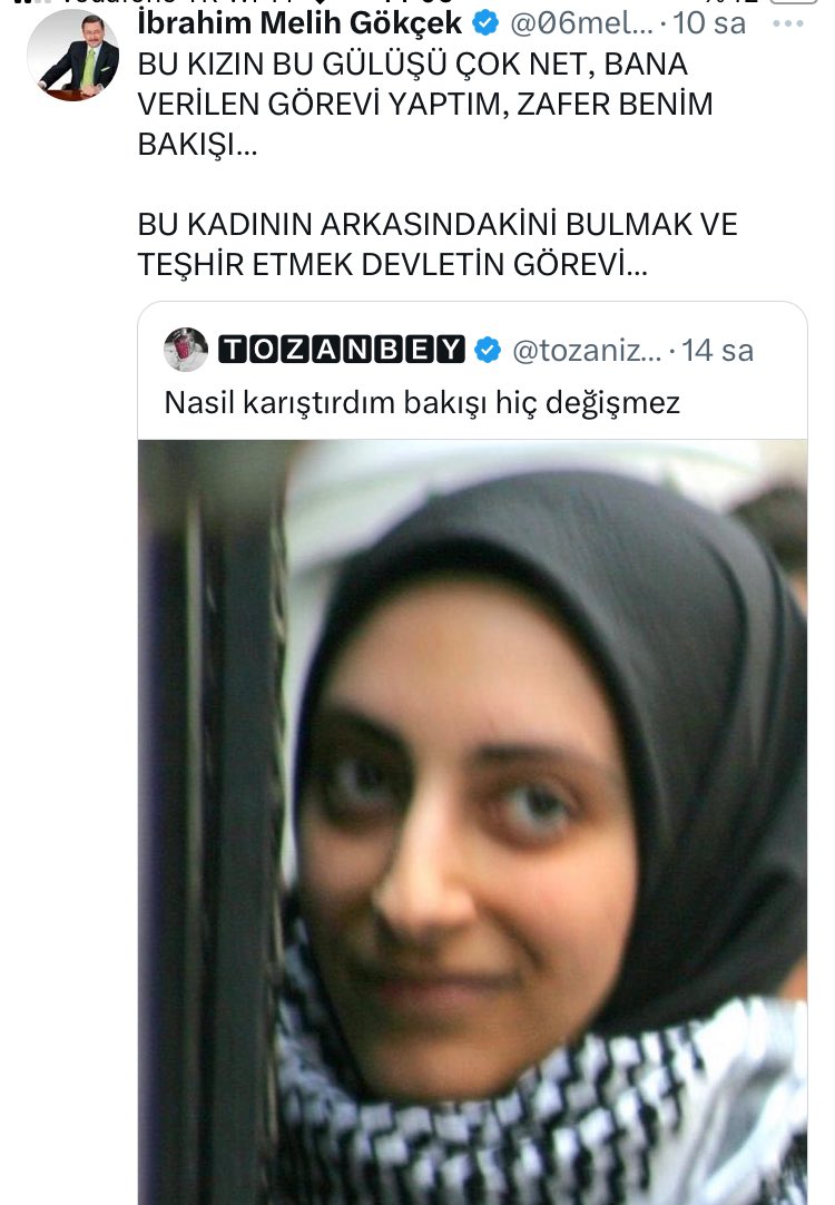 O acı gülüşü ben başka türlü yorumlarım.