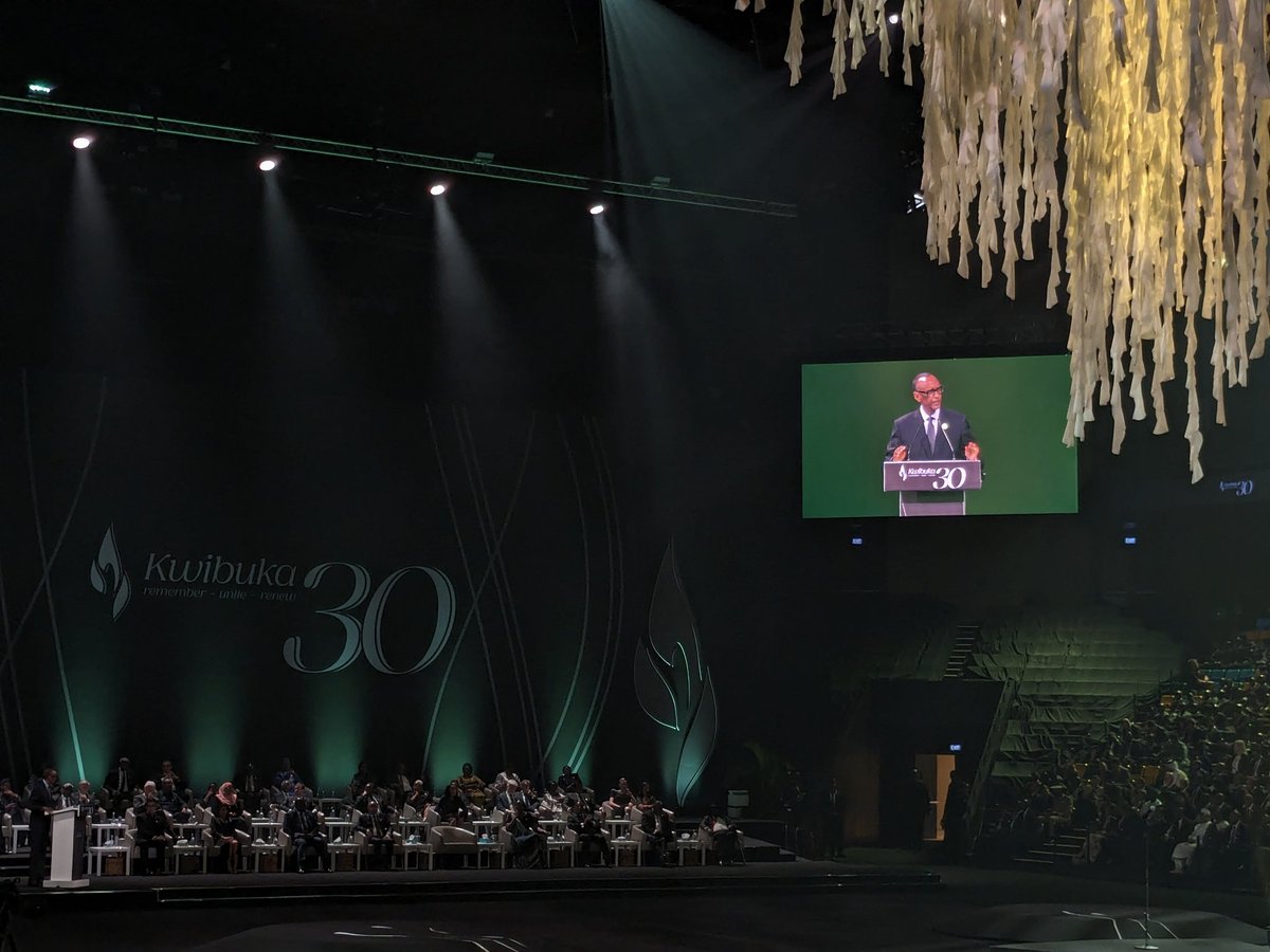 “We commemorate because those lives mattered to us.” H.E President #PaulKagame #Kwibuka30