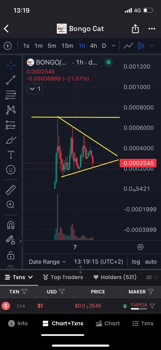 $bong bongocat seems like it’s forming a triangle 

Aped a small bag just in case 

MC 200k could easily 10x from here