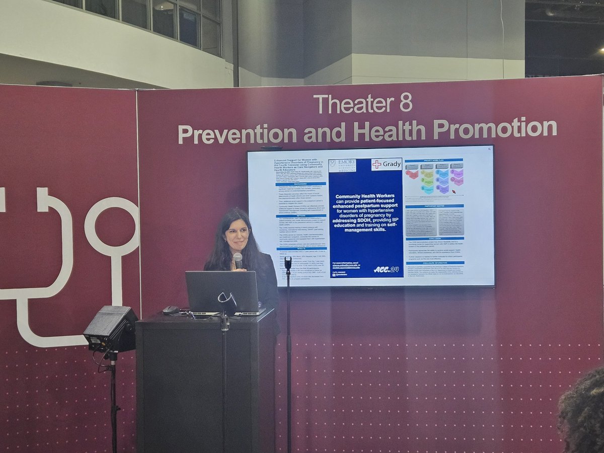 To achieve #healthequity  for mothers with #HDP,  we must address #socialdeterminants of health. #Communityhealthworkers @GradyHealth are an integral part of our #multidisciplinary team @EmoryatGrady for our @CDCHeart_Stroke funded demonstration project  #Cardioobstetrics #ACC24