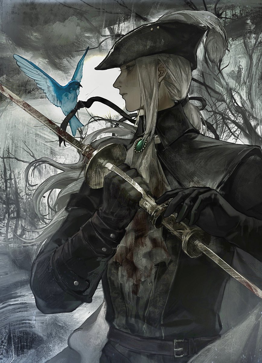 #Bloodborne Lady Maria, I'm a robin……