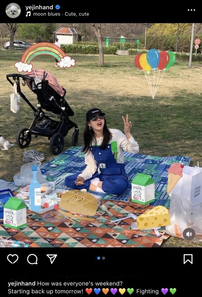 BinJinHand_22's tweet photo. Have a great weekend Kim Family. Enjoy your Picnic Day Yejinhand with Husbin, Baby Alkong and Kitty Fur Noona!❤️💙🧡💜💛💚💜💚

Thanks for the IG update Yejinhand for flexing your Picnic Day with your Family!🥰
[04.07.2024]

#SonYeJin #Yejin #HyunBin #Alkong #Kittyhand #BinJin https://t.co/SO02dBaV1R