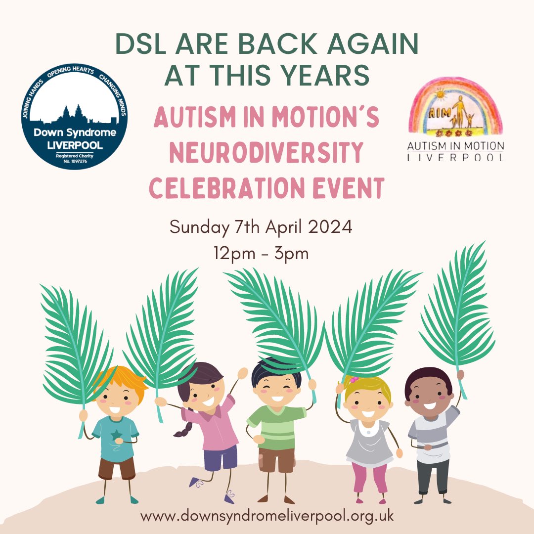 Down Syndrome Liverpool (@downsyndromelpl) on Twitter photo This years ‘Nerodiversity Celbration Event’ is an annual FREE event at <a href="/The_Palmhouse/">SeftonPark PalmHouse</a> where families can come and meet a variety of organisations from across Liverpool that offer support for Autism, ADHD, Tourette's, PDA, Dyspraxia, Dyslexia and Mental Health conditions. This years ‘Nerodiversity Celbration Event’ is an annual FREE event at <a href="/The_Palmhouse/">SeftonPark PalmHouse</a> where families can come and meet a variety of organisations from across Liverpool that offer support for Autism, ADHD, Tourette's, PDA, Dyspraxia, Dyslexia and Mental Health conditions.